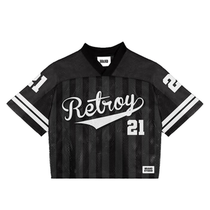 Camiseta de Verano al por Mayor para Hombre, Talla Grande, de Poliéster, con Malla Sublimada, Estilo Jersey de Fútbol Americano, Personalizable - Product Image 3