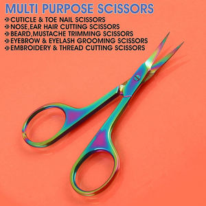 Ciseaux à cuticules en acier inoxydable faits à la main, multicolores, durables, faciles à utiliser, service OEM ODM, meilleur fournisseur, nouveauté - Product Image 4