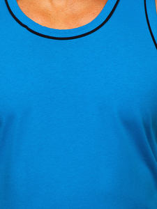 Camiseta sin mangas para hombre, informal, elegante, transpirable, ecológica, de primera calidad, fácil de lavar, con logotipo/colores personalizados, muy vendida. - Product Image 4