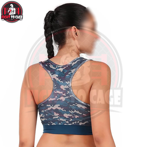 Women Active Wear Sublimation Workout Gym Fitness <b>Bra</b> Full Coverage High Support Breathable Eco-Friendly Front Highest Quality - Product Image 3