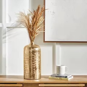 Handmade Decorative Metal Flower Vase Stylish Floral Vase For <b>Table</b> Centerpiece Home Interior Decor - Product Image 6