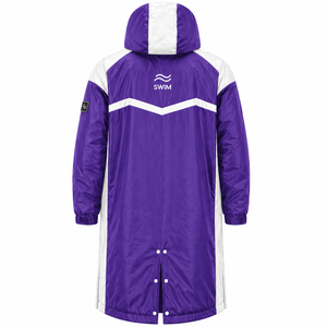 Private Label Unisex <b>Waterproof</b> Swim Parka Hooded <b>Long</b> <b>Jacket</b> for Swimming Training Lifeguards Surfing and Cold Weather - Product Image 4