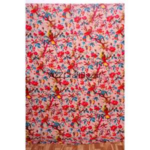 Manta Vintage Acolchada a Mano de Algodón 100% Puro, Ecológica, con Estampado Floral Clásico Indio, Hecha a Mano, Tipo Kantha, para el Hogar, Venta al por Mayor - Product Image 6