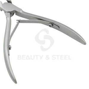 Professional Satin Stainless Steel Cuticle Nippers Precision Nail <b>Trimmer</b> Double Spring For Salon Manicure Pedicure - Product Image 3