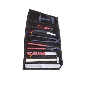 Juego de 8 Herramientas de Herrador: Cuchillo para Pezuñas, Alicates, Remachador, Escofina, Martillo, Raspador y Bolsa de Cuero - Product Image 5