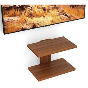 Mueble de TV Minimalista Stellar Plus con Soporte para Decodificador, Acabado Wenge (Hasta 32 Pulgadas) - Product Image 4