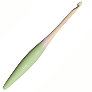 Juego de ganchos de ganchillo de madera de colores ergonómico de 3,5mm y 4mm, venta al por mayor, gran oferta, agujas de tejer, juego de costura personalizado de resina con mango suave - Product Image 5