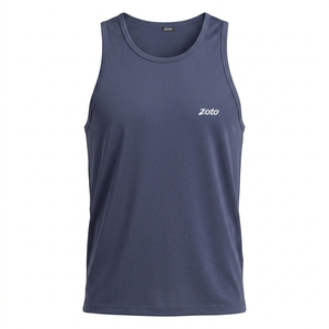 Breathable Quick Dry <b>Men</b> Gym Fitness Tank Top Bodybuilding Muscle Vest Workout <b>Singlet</b> Sports Jersey Wholesale - Product Image 1