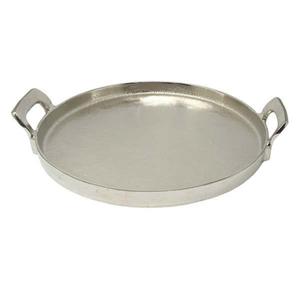 Handmade Polished <b>Silver</b> Serving <b>Tray</b> Solid Finish Unique Shape For Dining Table Use Decoration For Home <b>Silver</b> Finish - Product Image 4