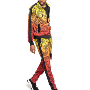 Trendy Design <b>Athletic</b> Sublimation Tracksuit For Men Lightweight And Comfortable Sportswear - Product Image 4
