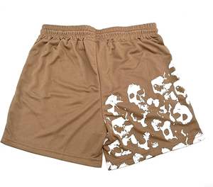 Custom Polyester/Cotton Material <b>Men</b> Heat-Transfer Printed Breathable Elastic Waist High Waist Unisex <b>Shorts</b>-All Sizes Available - Product Image 3