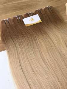 สำหรับ100% ต่อผมมนุษย์แท้สีบลอนด์ย้อมสองชั้น8 ''-20'' จัดส่งฟรีปี - Product Image 6