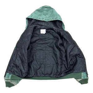 Premium <b>Men's</b> 100% Cotton Oversized <b>Hooded</b> <b>Jacket</b> Custom Factory Made 14oz Heavyweight Acid Wash Distressed <b>Denim</b> Zip Winter - Product Image 3