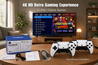 Console de Jeu Rétro en Gros 4K avec Manettes Sans Fil Doubles et Jeux Intégrés – Prise en Charge OEM ODM et Emballage Personnalisé