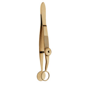 Forceps de Desmarres pour Chalazion de haute qualité, en acier inoxydable plaqué or rose, outil ophtalmique pour paupières avec plaque supérieure ouverte - Product Image 3