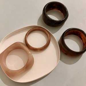 Color Chunky <b>Resin</b> Bangle Bracelet Acrylic Cuff Bracelet Fashion Bangles <b>Resin</b> Bangle For Her - Product Image 2