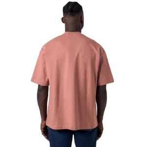 Camiseta de Algodón con Lavado Ácido para Hombre, Estilo Vintage, Casual, Urbana, Corte Regular, 100% Algodón, Secado Rápido, Transpirable, Color Sólido, para Verano y Actividades al Aire Libre - Product Image 3