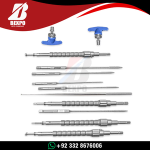 Sistema de tornillos pediculares de 5.5 mm, juego de instrumentos de fijación espinal de acero inoxidable, certificado CE, cirugía ortopédica MIS - Product Image 3