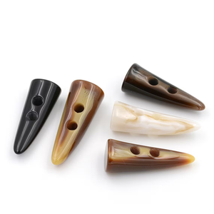 Botones Redondos Hechos a Mano con Cuerno de Búfalo, Duraderos y Modernos, Botones Elegantes para Abrigos, Ecológicos - Product Image 5