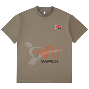 Camiseta de Alta Calidad, 310 g/m², 100% Algodón, con Logotipo Personalizado, Lisa, Talla Grande para Hombre, Negra, Gruesa - Product Image 5