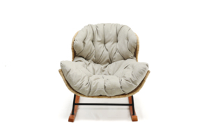 Sillón Mecedor Modular de Ratán Moderno Benely con Cojín para Sala de Estar, Villas, Hoteles y Entrada, Hecho en Indonesia - Product Image 3