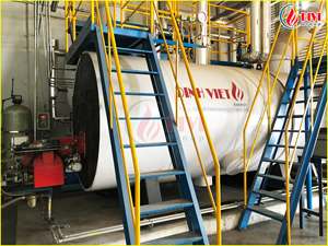 Chaudière à vapeur à tubes d'eau à biomasse personnalisée, à circulation naturelle, avec contrôle PLC pour l'industrie textile et alimentaire - Product Image 2
