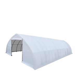 TMG ST3060V Telo di Copertura in PVC Resistente da 17 once, 9,14 m x 18,29 m, con Porte Passanti per Capanno Attrezzi, Palestra o Negozio - Product Image 1