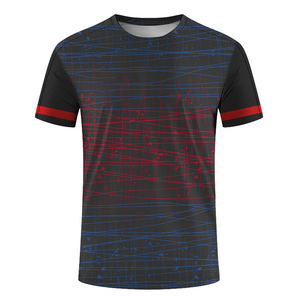 T-shirt blanc pour homme à manches courtes et col rond, 100% polyester, respirant, séchage rapide, écologique, pour impression de logo personnalisé - Product Image 5