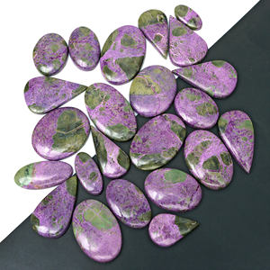 Precio al por mayor: Cabujón de Stichtite hecho a mano, piedra de cristal suelta para sanación energética, fines espirituales y fabricación de joyas. - Product Image 4