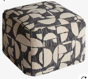 Diamond Theme Modern <b>Pouf</b> square Leather for Home Hotel Spa Interior Decoration - Product Image 1