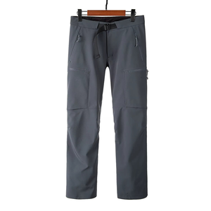 Factory Direct Waterproof Mens Snowboard Multi Pocket Snow Anti Ski Windproof Warm <b>Soft</b> Shell Fleece Trousers Men's Hiking Pants - Product Image 6