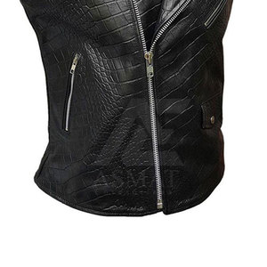 Chaleco de Cuero Clásico para Motociclistas, Sin Mangas, Estilo Club, Venta al Por Mayor - Product Image 3