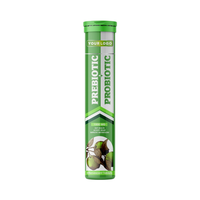 Offre Spéciale – Comprimé Effervescent de Qualité Supérieure Prébiotique, Probiotique et Vitaminique pour Adultes, pour la Santé Digestive, Sans Gluten, 1000mg