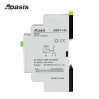 Relais de contrôle de tension de surveillance monophasé SERV-03 OASIS relais de temporisation AC 220V