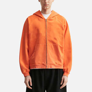 Nueva Sudadera con Capucha y Cremallera de Alta Calidad con Logotipo Personalizado al por Mayor para Hombre, Estilo Urbano y de Gran Peso - Product Image 3