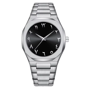 Montre de luxe de haute qualité à étiquette privée, cadran personnalisé avec logo, mouvement Miyota, étanche 5ATM, montre à quartz en acier inoxydable pour hommes - Product Image 6