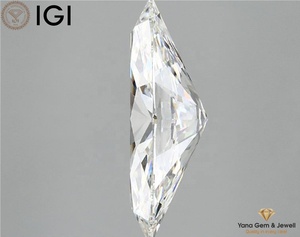 Diamante Cultivado en Laboratorio CVD, Corte Marquesa, 5.00 Quilates, Color G, Claridad VVS2, Certificado IGI, Joyería Ética, Spark of Purity - Product Image 3