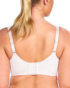 Sujetador sin aros para mujer, copa completa, sin costuras, tirantes fijos, transpirable, 81% poliamida, diseño sin espalda, estilo sexy, para uso diario - Product Image 3