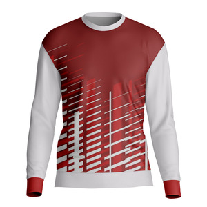 Camiseta de Manga Larga para Hombre, Cuello Redondo, con Bolsillo y Estampado, 100% Algodón, 300 Gramos, Diseño Sólido, Nueva Colección 2026 - Product Image 3