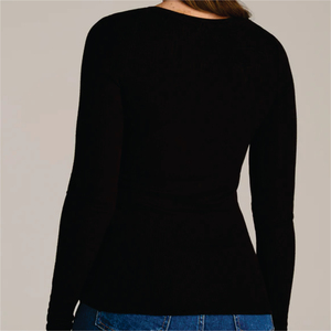 Camiseta Henley de Algodón Orgánico 100% Ecológico, Transpirable, Informal, de Verano, con Logotipo, para Mujer - Product Image 5