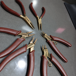 Professional Jewelry Making <b>Pliers</b> <b>Set</b> Long Nose Round Nose Side Cutter Flush Cutter Hand Tools OEM Manufacturer - Product Image 1