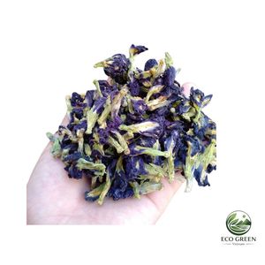 Thé de fleurs de pois papillon naturelles, fleurs bleues séchées biologiques, infusion de plantes, qualité export en vrac - Product Image 3
