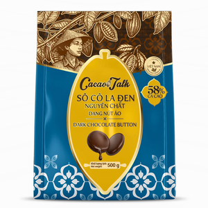 Collection d'ingrédients pour boulangerie : Biscuits et gâteaux au chocolat noir pur 58% de cacao 1KG HALAL Fabrication OEM/ODM - Product Image 1