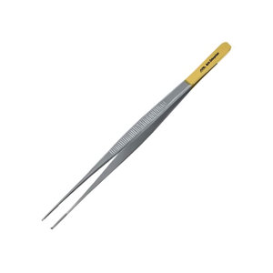 Pinces à tissus délicats en carbure de tungstène T/C, pointe de 1 mm, 1x2 dents, 5,5 pouces (14 cm), Micro Semken par Apto Enterprises - Product Image 3