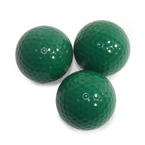 Pelotas de golf de goma de tamaño estándar para práctica profesional con absorción de impactos, equipo de práctica de golf de goma - Product Image 2