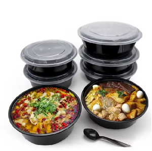 OEM ODM พลาสติก PP กล่องอาหารกลางวันแบบฉีดสไตล์สดใสที่ทันสมัยเป็นมิตรต่อสิ่งแวดล้อมภาชนะบรรจุเนื้อแบบพับได้สำหรับใช้ในงานแต่งงาน - Product Image 2