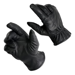 Gants d'hiver unisexes en cuir véritable, doux, pour la conduite, de haute qualité, antidérapants, coupe-vent, dernier design - Product Image 1