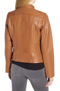 Original Cow Skin Leather <b>Women</b> <b>Jacket</b>-Knitted Construction Waterproof & Reversible | <b>Smart</b> Pick Winter Outerwear - Product Image 3