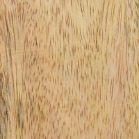 Tabouret Vandana Flux Pebble en bois de manguier et pieds blancs Pid