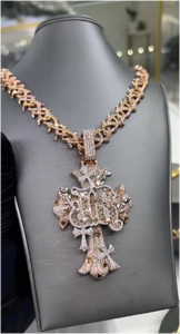 Pendentif Croix 3D Personnalisé en Moissanite VVS, Coupe Ronde, Argent 925, Style Hip Hop, Sertissage Iced Out, Passe le testeur de diamant, Bijoux Fins - Product Image 5